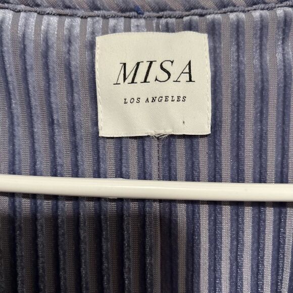 MISA EVE DRESS BLUE - Picture 4 of 10